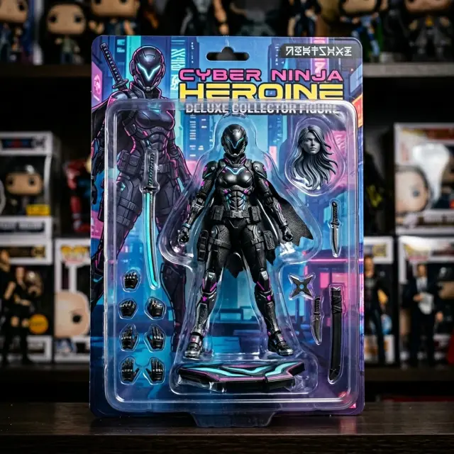 Photo to Action Figure style example