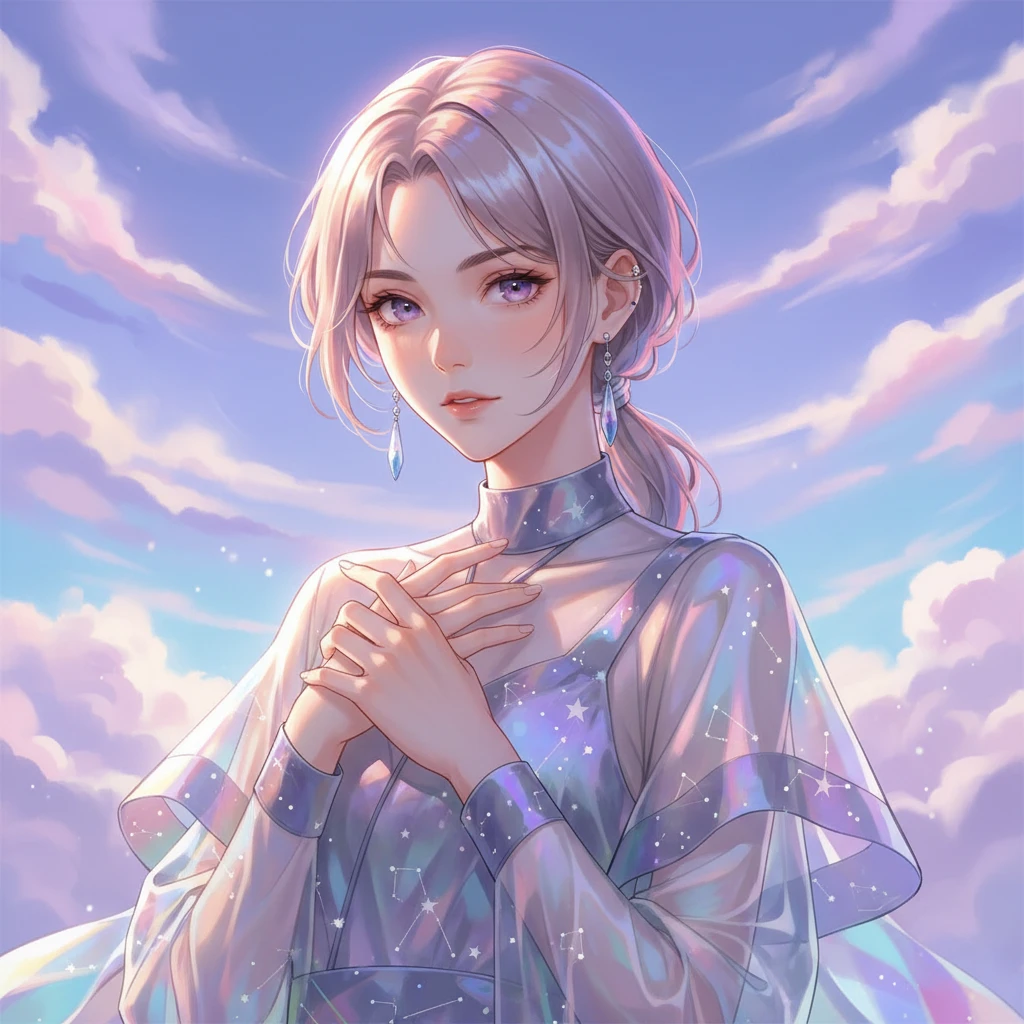 Photo to Cinematic Luminous Anime style example