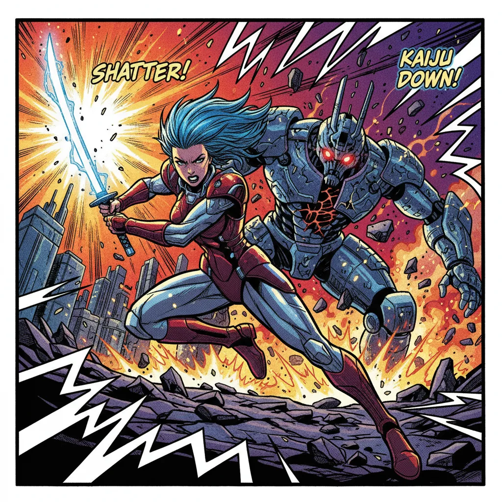 Photo to Comic Book style example