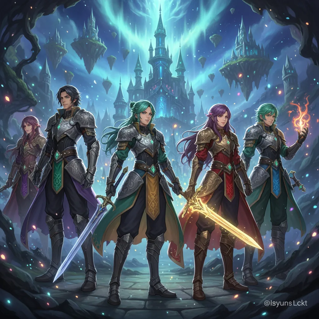 Photo to Fantasy RPG style example