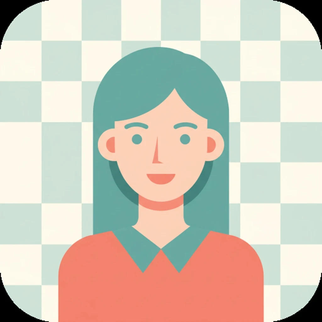 Photo to Flat Illustration style example