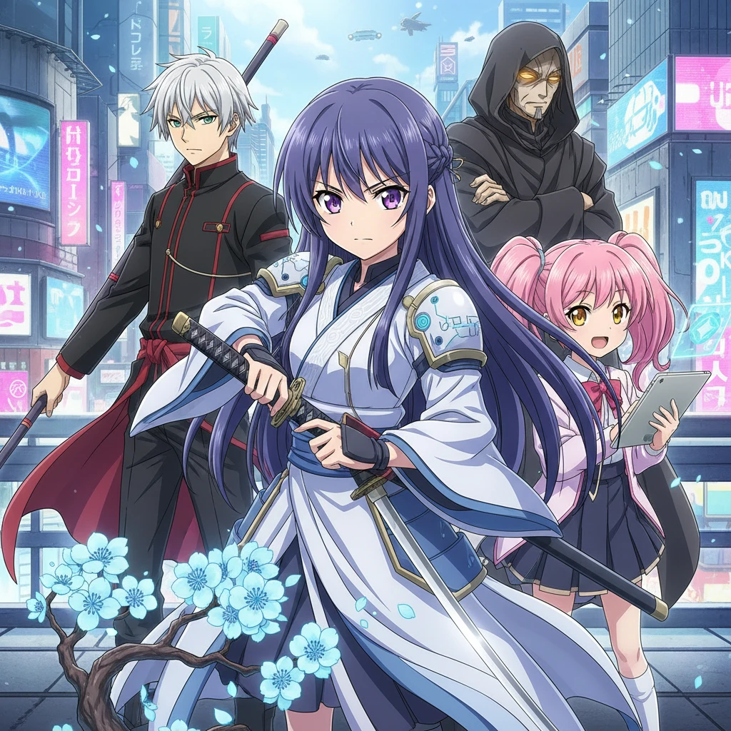 Photo to Japanese anime example