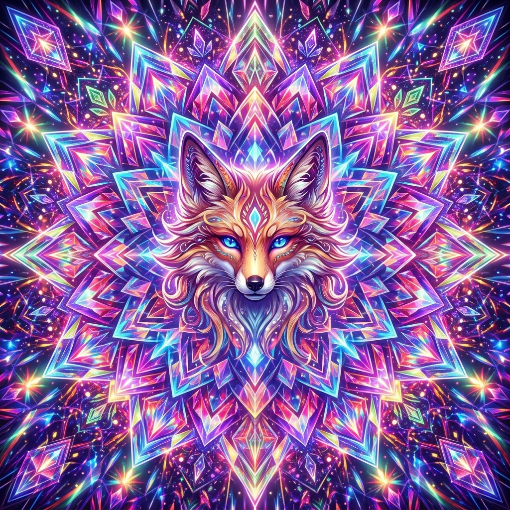 Photo to Kaleidoscope Anime style example