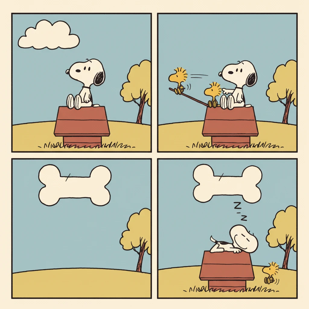 Photo to Snoopy Comic style example